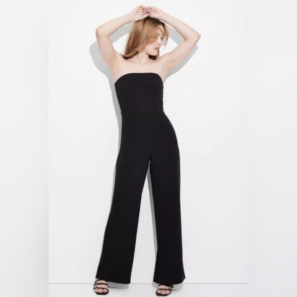 NWT Wild Fable Black Strapless Jumper XXS